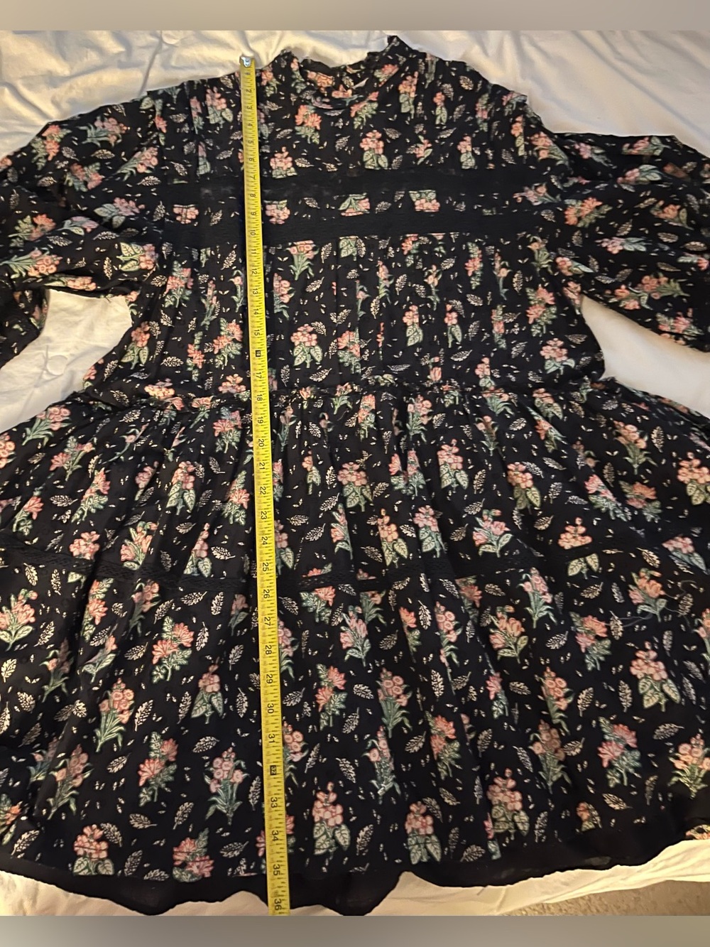 NWT Pilcro Long-Sleeve Mock-Neck Swing Mini Dress size Large - Picture 12 of 14